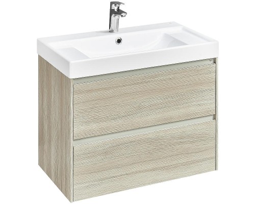 Тумба под раковину Roca Ona 80 A857630512 подвесная Светлый дуб