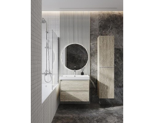 Тумба под раковину Roca Ona 80 A857630512 подвесная Светлый дуб