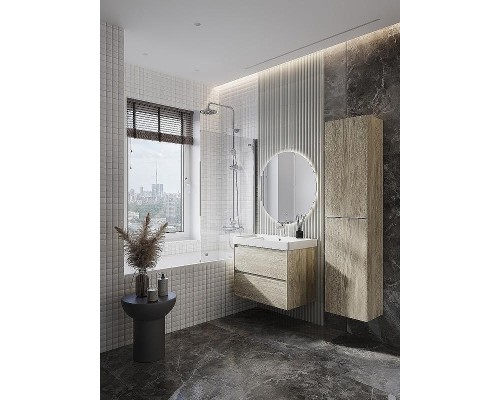 Тумба под раковину Roca Ona 80 A857630512 подвесная Светлый дуб