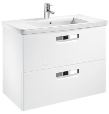 Тумба под раковину Roca The Gap 70 ZRU9302878 подвесная Белая глянцевая