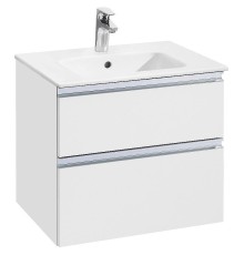 Тумба под раковину Roca The Gap 60 857550806 подвесная Белая глянцевая