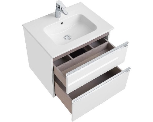 Тумба под раковину Roca The Gap 60 857550806 подвесная Белая глянцевая