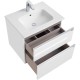 Тумба под раковину Roca The Gap 60 857550806 подвесная Белая глянцевая