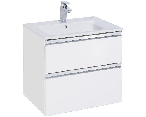 Тумба под раковину Roca The Gap 60 857550806 подвесная Белая глянцевая