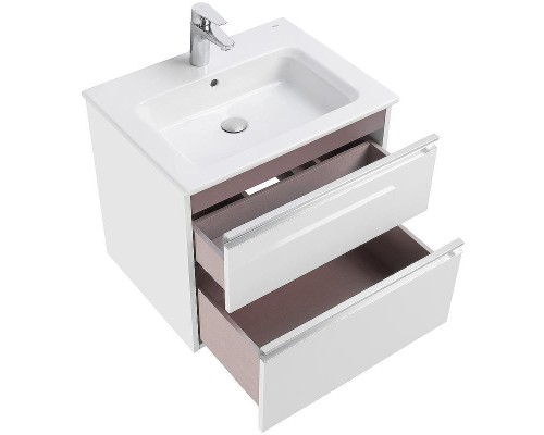 Тумба под раковину Roca The Gap 60 857550806 подвесная Белая глянцевая