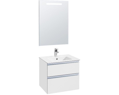 Тумба под раковину Roca The Gap 60 857550806 подвесная Белая глянцевая