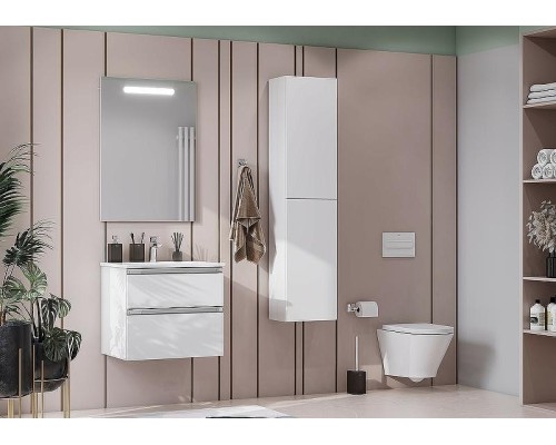 Тумба под раковину Roca The Gap 60 857550806 подвесная Белая глянцевая