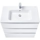 Тумба под раковину Roca The Gap 80 A857406806 подвесная Белый глянец