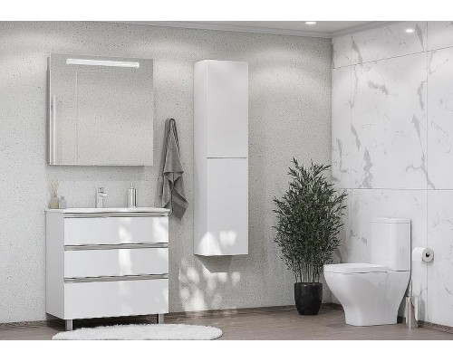 Тумба под раковину Roca The Gap 80 A857406806 подвесная Белый глянец