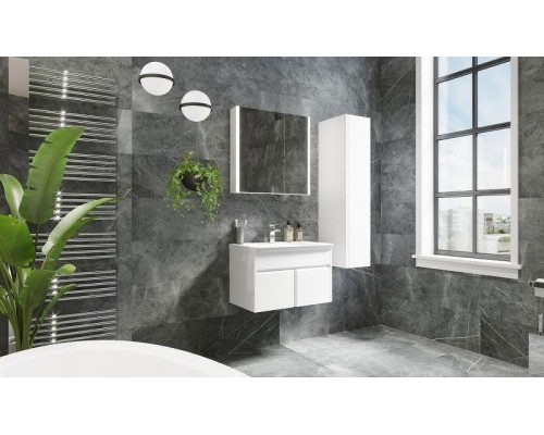 Зеркальный шкаф Roca Up 60 ZRU9303025 R с подсветкой Белый глянец