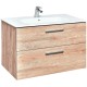 Тумба под раковину Roca Victoria 80 A857470517 подвесная Орех