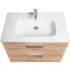 Тумба под раковину Roca Victoria 80 A857470517 подвесная Орех