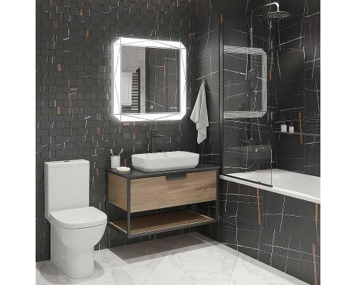 Зеркало Sanita Luxe Line 75 LIN75SLMRKCS0010 с подсветкой с сенсорным выключателем