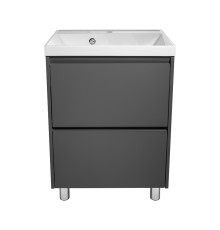 Тумба под раковину Stella Polar Борнео 60 SP-00001385 цвет Графит матовый
