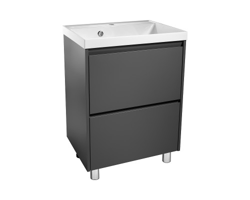 Тумба под раковину Stella Polar Борнео 70 SP-00001386 цвет Графит матовый