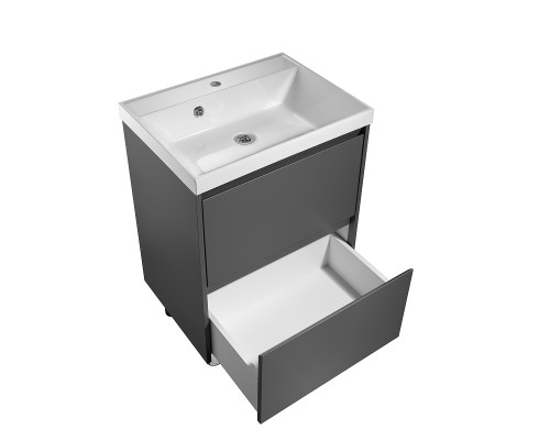 Тумба под раковину Stella Polar Борнео 70 SP-00001386 цвет Графит матовый
