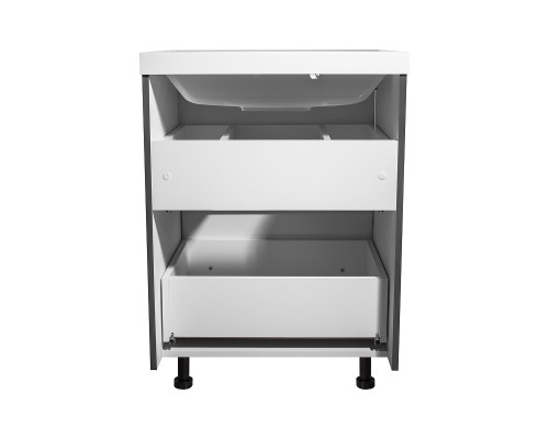 Тумба под раковину Stella Polar Борнео 70 SP-00001386 цвет Графит матовый