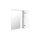 Зеркало со шкафом Stella Polar Кармела 65 SP-00002031 с подсветкой цвет Белое серебро