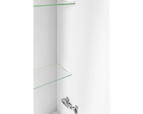 Зеркало со шкафом Stella Polar Кармела 65 SP-00002031 с подсветкой цвет Белое серебро