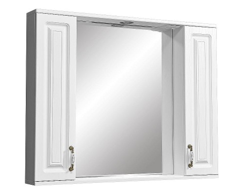Зеркало со шкафом Stella Polar Кармела 100 SP-00000187 с подсветкой Ольха белая