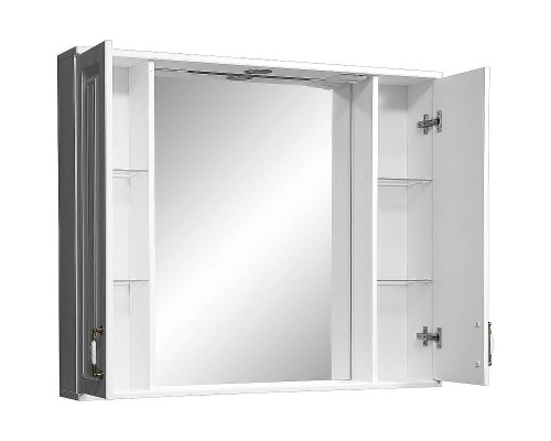 Зеркало со шкафом Stella Polar Кармела 100 SP-00000187 с подсветкой Ольха белая