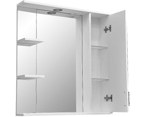 Зеркало со шкафом Stella Polar Кармела 75 SP-00000185 Ольха белая