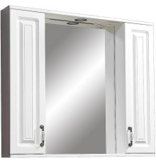 Зеркало со шкафом Stella Polar Кармела 90 SP-00000186 Ольха белая