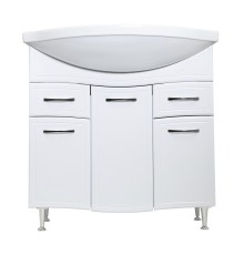 Тумба под раковину Stella Polar Концепт 80 SP-00001841 цвет Белый