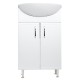 Тумба под раковину Stella Polar Концепт 55 SP-00001861 цвет Белый