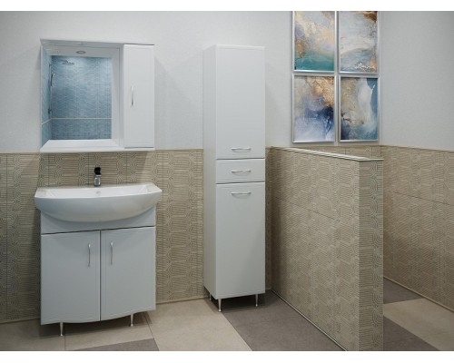 Тумба под раковину Stella Polar Концепт 55 SP-00001861 цвет Белый