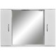 Зеркало со шкафом Stella Polar Концепт 100 SP-00000135 с подсветкой Белое