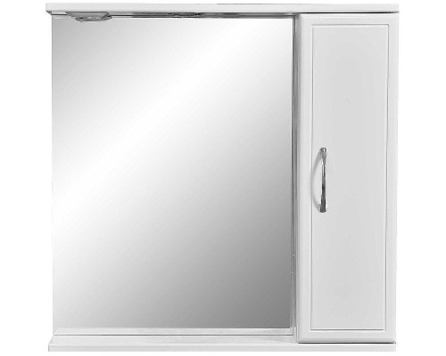 Зеркало со шкафом Stella Polar Концепт 70/С R SP-00000127 с подсветкой Белое