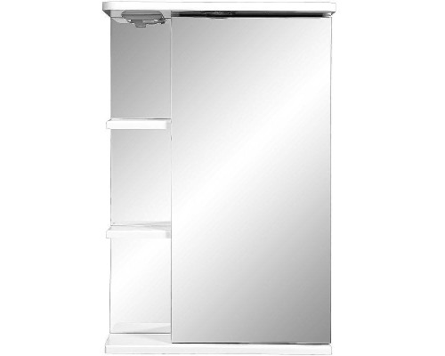 Зеркальный шкаф Stella Polar Концепт Нелея 50/С R SP-00000035 с подсветкой Белый