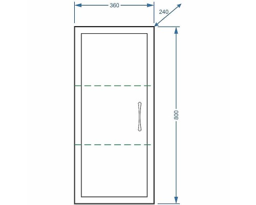 Подвесной шкаф Stella Polar Концепт 36 SP-00000138 Белый
