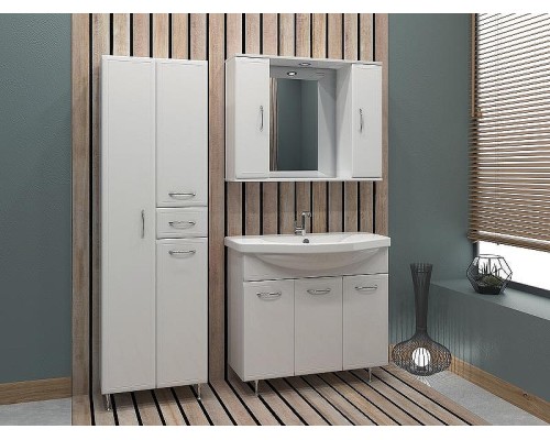 Шкаф пенал Stella Polar Концепт 54 SP-00000150 Белый