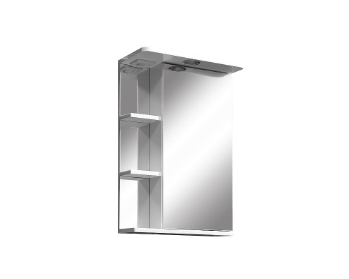 Зеркальный шкаф Stella Polar Нелея 45 SP-00000575 с подсветкой цвет Белый