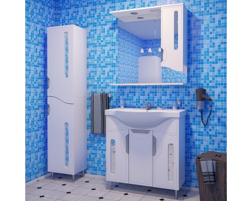 Тумба под раковину Stella Polar Сильва 80 SP-00001860 цвет Белый