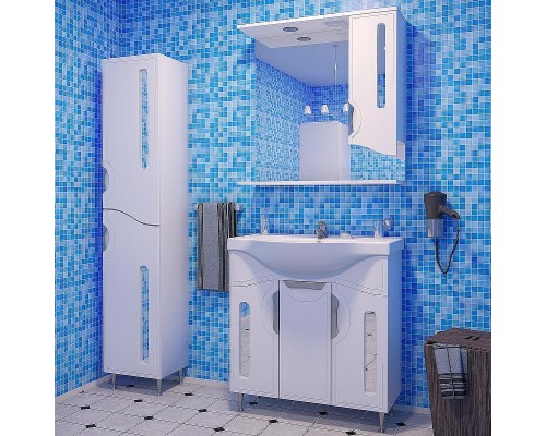 Шкаф пенал Stella Polar Сильва 36 SP-00000205 Белый