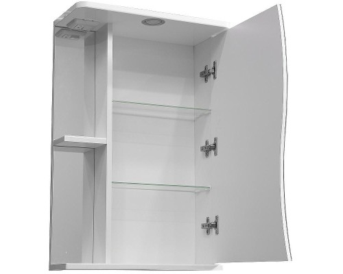 Зеркальный шкаф Stella Polar Волна Верея 50 SP-00000032 с подсветкой Белый