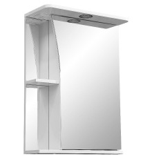 Зеркальный шкаф Stella Polar Волна Винчи 50 SP-00000034 с подсветкой Белый