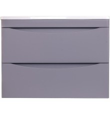 Тумба под раковину Style Line Бергамо 70 СС-00002319 подвесная Серая антискрейч