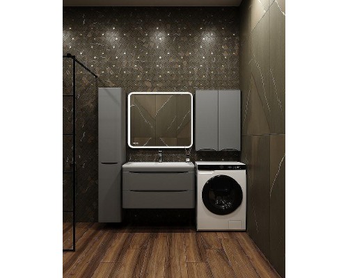 Подвесной шкаф Style Line Бергамо мини 60 Люкс Plus СС-00002358 Серый антискрейч