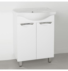 Тумба под раковину Style Line Жасмин 60 Белый глянец
