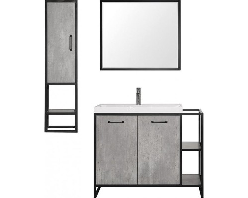 Шкаф пенал Style Line Лофт 30 Бетон