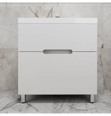 Тумба под раковину Style Line Матис 80 ЛС-00002443 цвет Белый матовый