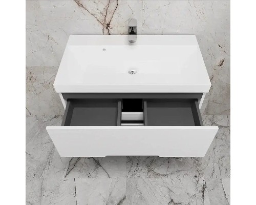 Тумба под раковину Style Line Матис 80 ЛС-00002443 цвет Белый матовый