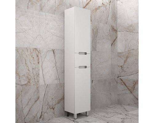 Шкаф пенал Style Line Матис 36 ЛС-00002447 цвет Белый матовый