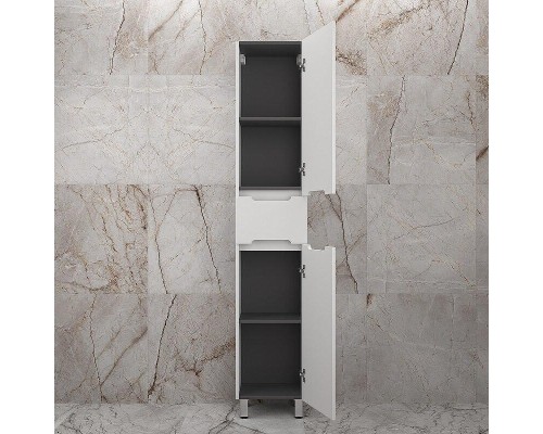 Шкаф пенал Style Line Матис 36 ЛС-00002447 цвет Белый матовый