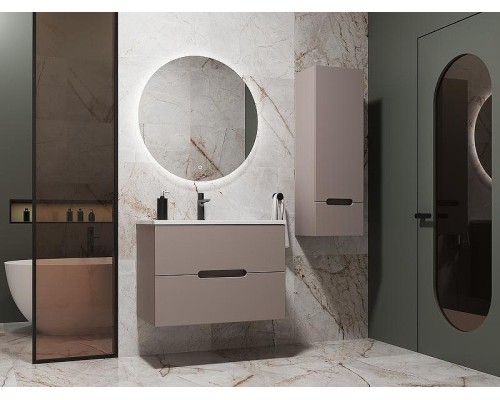 Шкаф пенал Style Line Матис 36 ЛС-00002295 подвесной Тауп темный