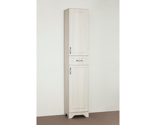 Шкаф пенал Style Line Олеандр 2 Люкс 36 ЛС-00000290 Рельеф пастель